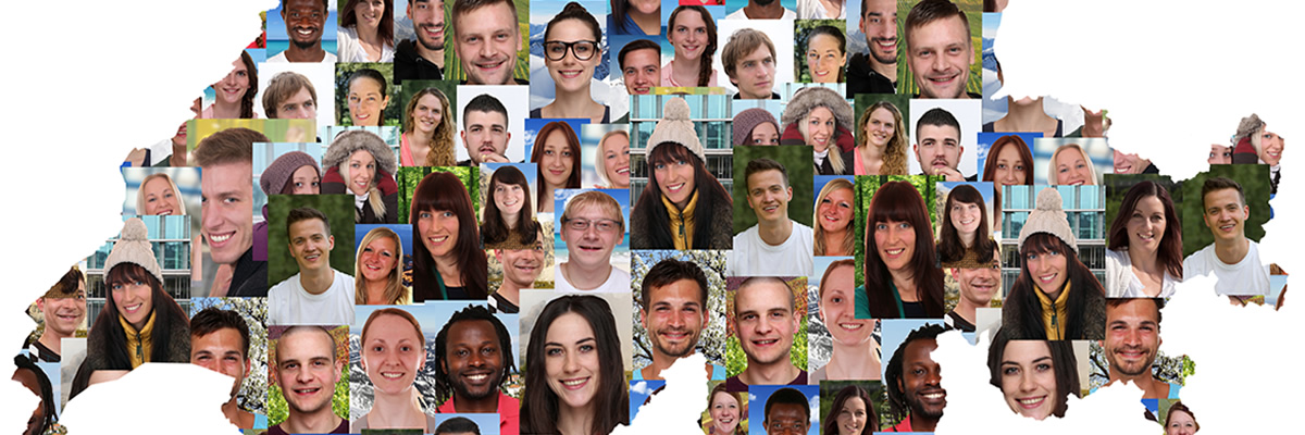 Die Schweiz, dargestellt aus vielen Bildern von vielfältigen Menschen, ist ein Ausdruck dafür, dass wir alle verschieden sind.